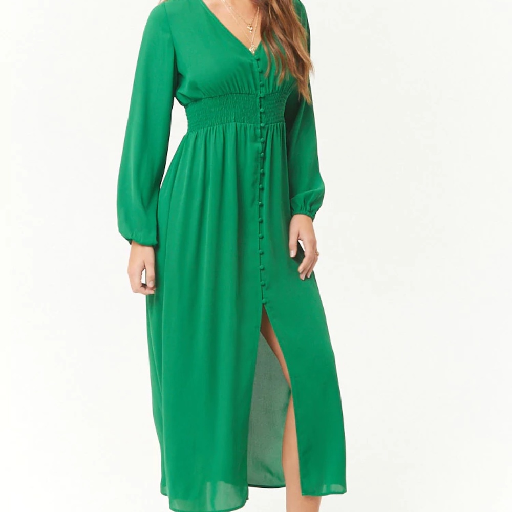 NWOT V Neck Maxi Dress